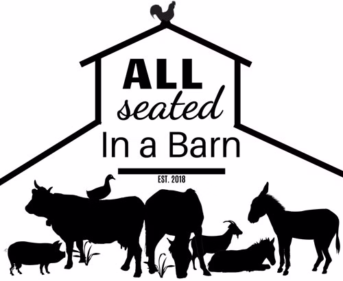 All Seated in a Barn Black