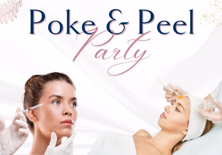 Poke and Peel Party at Empire Aesthetic Center on November 14