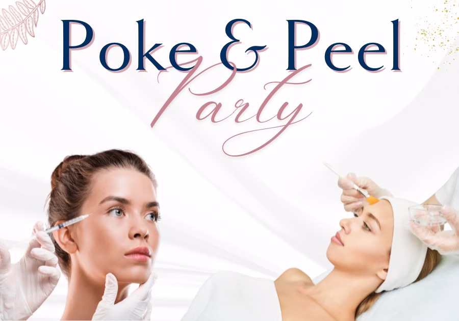 Poke and Peel Party at Empire Aesthetic Center on November 14
