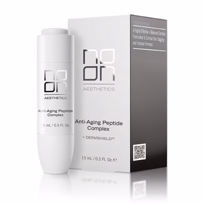 Noon Anti-Aging Peptide Complex available at Empire Aesthetic Center in Bakersfield