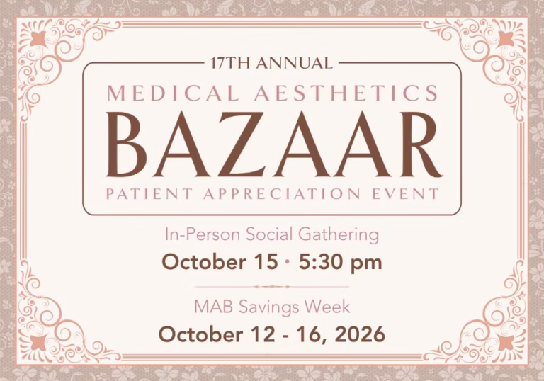 Empire Aesthetic Center's 17th Annual Medical Aesthetics Bazaar in October 12 - 16, 2026.